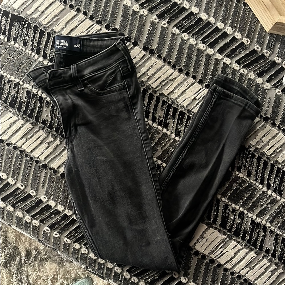 Hollister Black Skinny Jeans Stretchy Denim